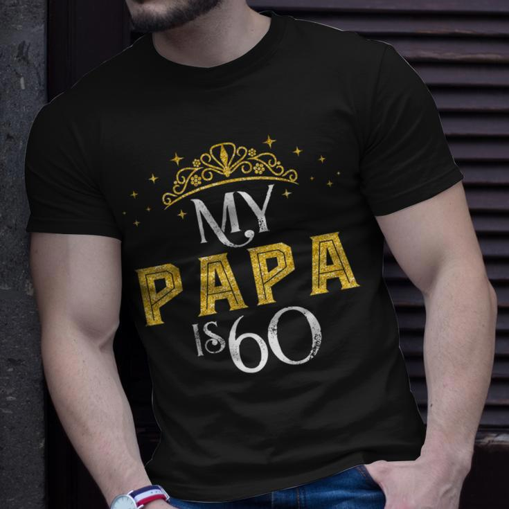 My Papa Is 60 Years Old 1962 60 Geburtstag Geschenk Für Papa T-Shirt Geschenke für Ihn