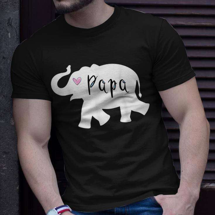 Papa Africa Elephant Father Matching For Dad Gift For Mens Unisex T-Shirt Gifts for Him