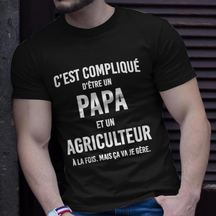 Papa Agriculteur Agriculture T-Shirt Geschenke für Ihn