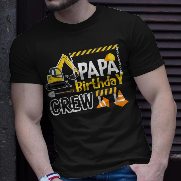 Papa Geburtstag Crew Bauhemden Geschenk Geburtstag T-Shirt Geschenke für Ihn