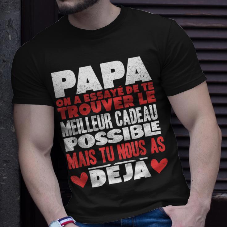 Papa Zum Vatertag Geschenk Für Papa Geburtstag Vater V4 T-Shirt Geschenke für Ihn