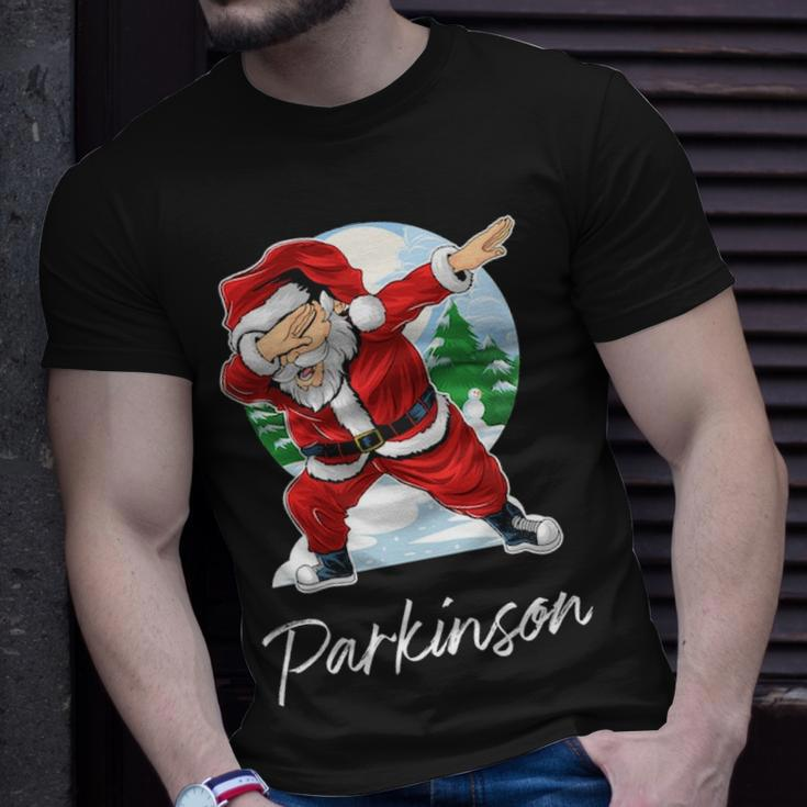 Parkinson Name Gift Santa Parkinson Unisex T-Shirt Gifts for Him