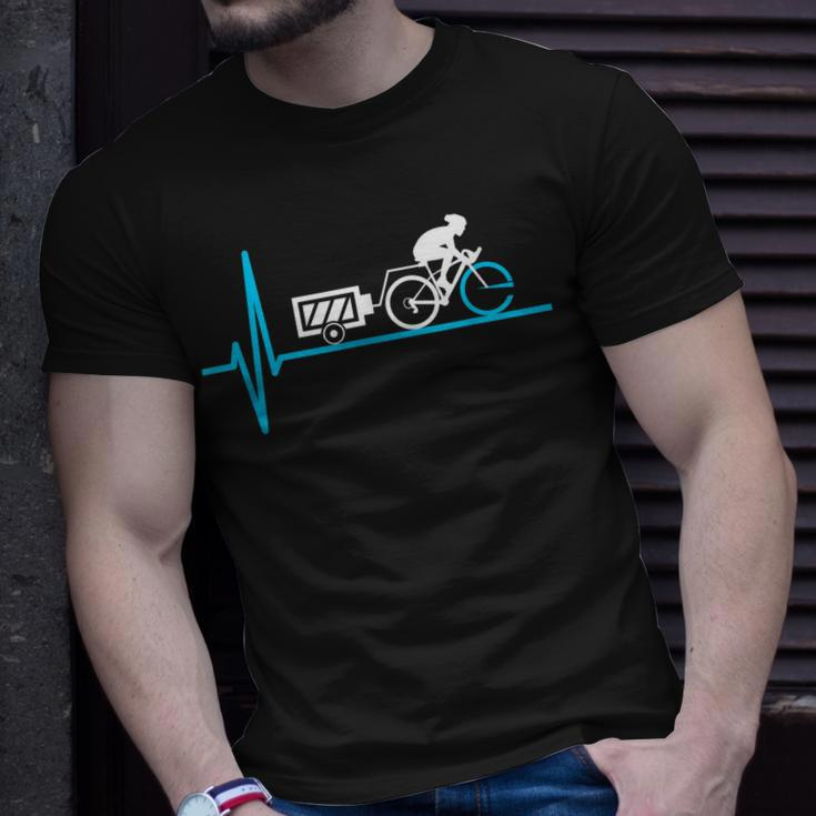 Pedelec E-Bike Herzschlag I Ebike T-Shirt Geschenke für Ihn
