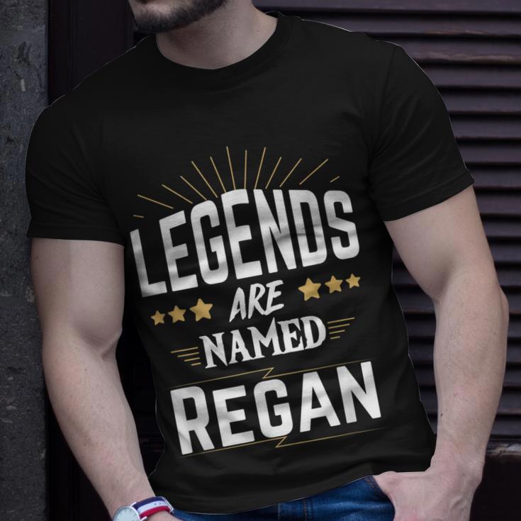 Personalisiertes Legends Are Named Regan T-Shirt, Stilvolles Design für Regan Geschenke für Ihn