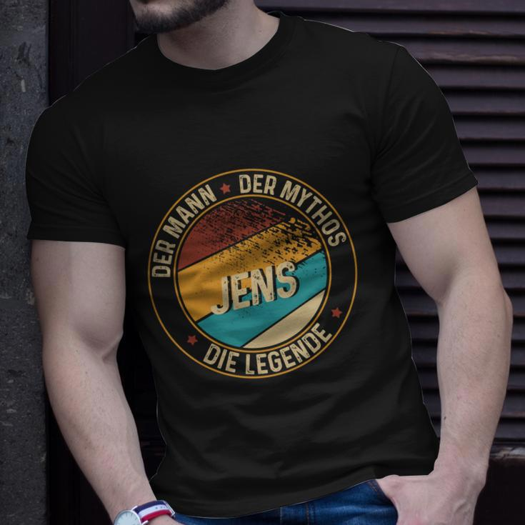 Personalisiertes T-Shirt Der Mann, Der Mythos, Jens, Die Legende Geschenke für Ihn