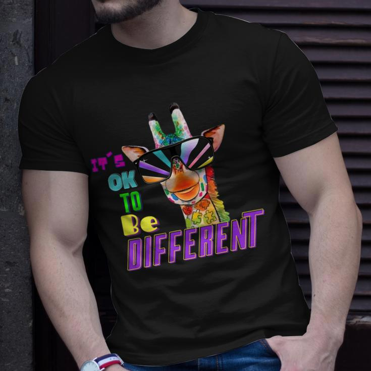 Pineiro Couture Its Ok To Be Different Autism Awareness Asd Unisex T-Shirt Gifts for Him