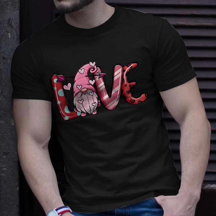Pink Gnomes Love Valentines Loads Of Love Western Valentine V4 T-Shirt Gifts for Him