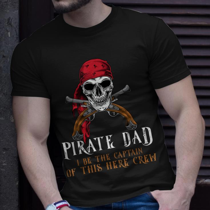 Pirat Papa Ich Bin Der Kapitän Halloween-Kostüm Cool T-Shirt Geschenke für Ihn