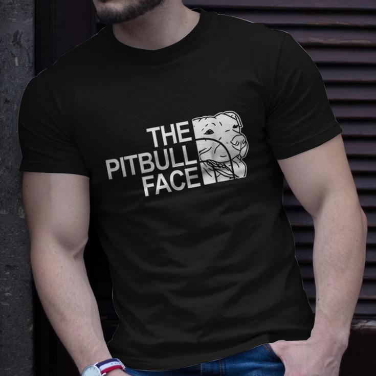 The Pitbull Face Dog Pitbull T-shirt Gifts for Him