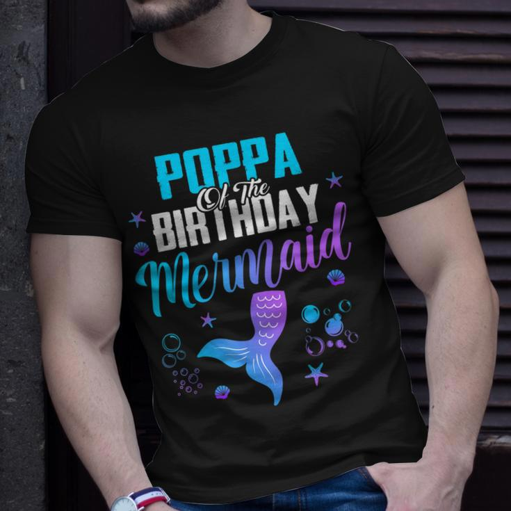 Poppa Of The Birthday Mermaid Gift For Mens Unisex T-Shirt Gifts for Him