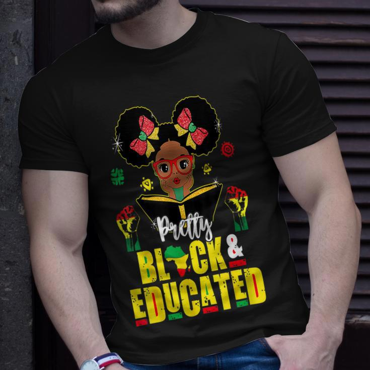 Pretty Black And Educated I Am The Strong African Queen V9 T-Shirt Gifts for Him