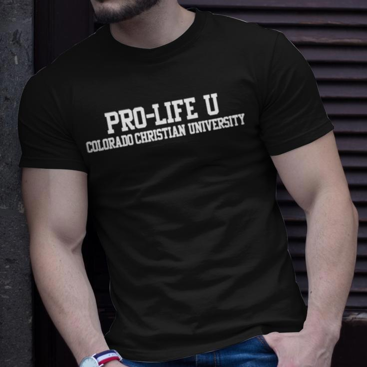 Pro Life U Colorado Christian University Unisex T-Shirt Gifts for Him
