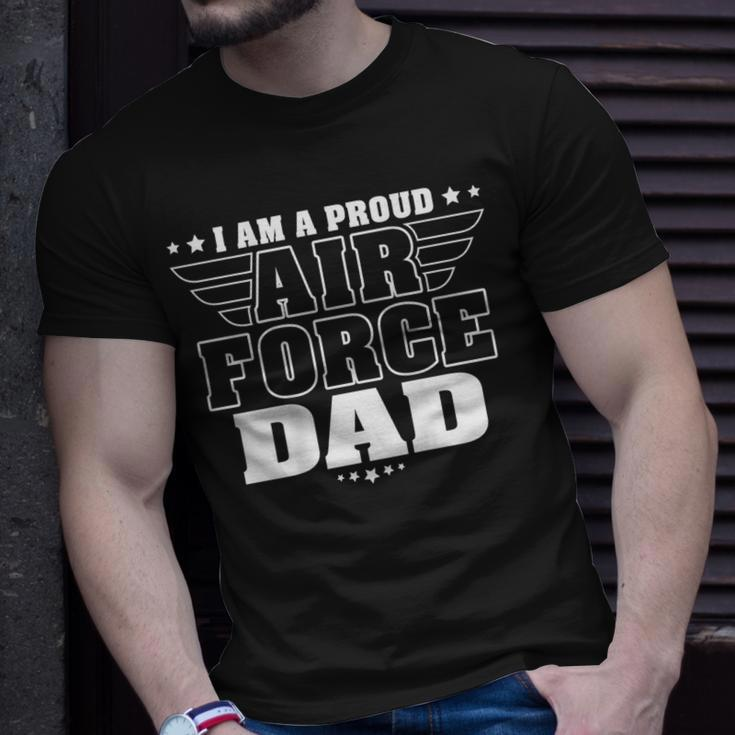 Mens I Am A Proud Air Force Dad Patriotic Pride Military Father T-Shirt Gifts for Him