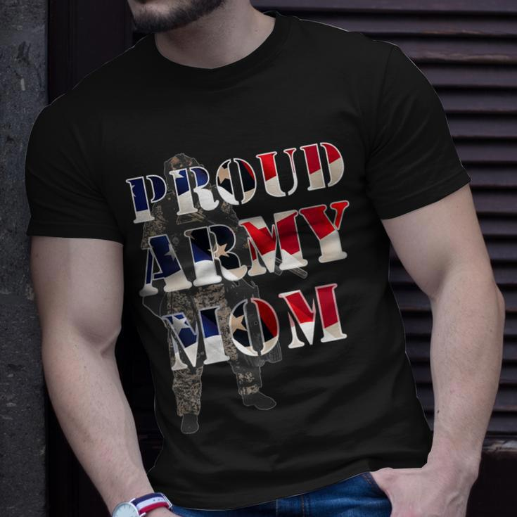 Proud Army Mom Military Mother Proud Army Family Marine Gift For Womens Unisex T-Shirt Gifts for Him
