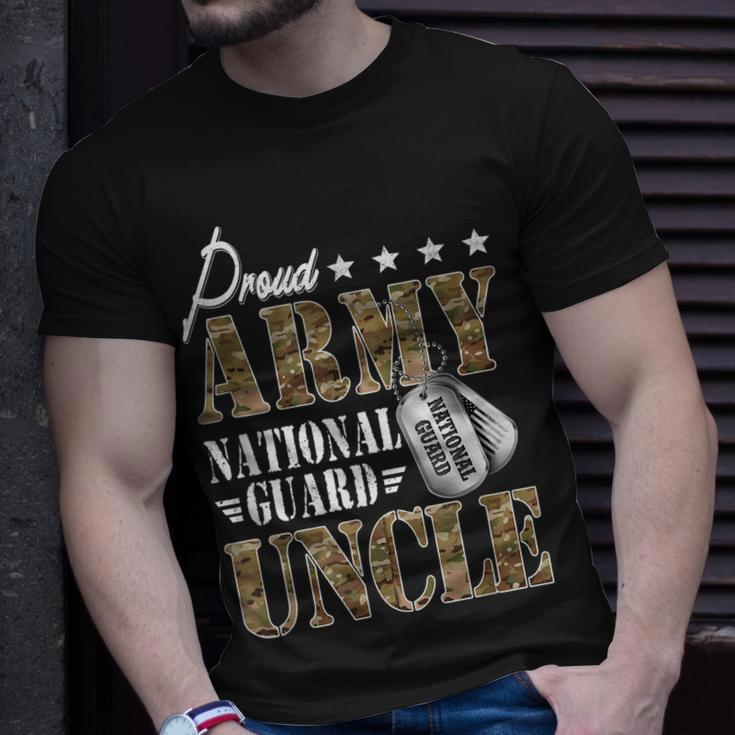 Proud Army National Guard Uncle National Guard Graduation Unisex T-Shirt Gifts for Him