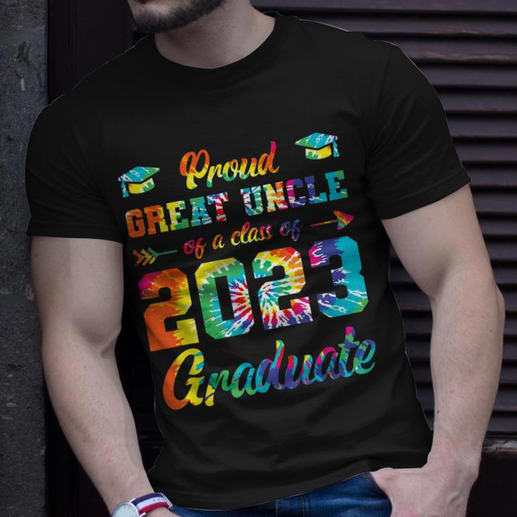 Proud Great Uncle Of A Class 2023 Graduate Senior 23 Tie Dye Unisex T-Shirt Gifts for Him