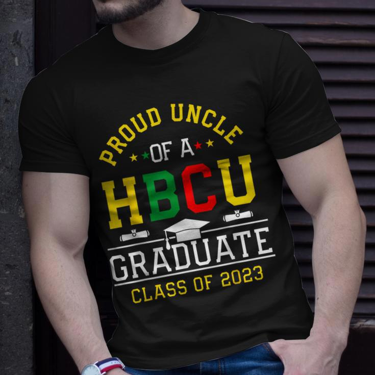 Proud Hbcu Uncle Of A Hbcu Graduate Family Class Of 2023 Unisex T-Shirt Gifts for Him
