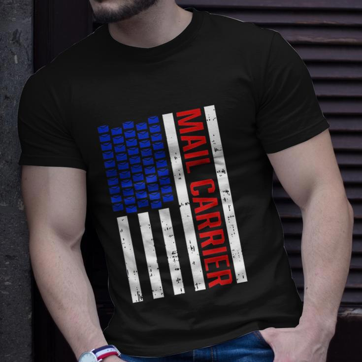 Proud Patriotic Postal Worker American Flag Us Postal Worker V2 T-shirt Gifts for Him