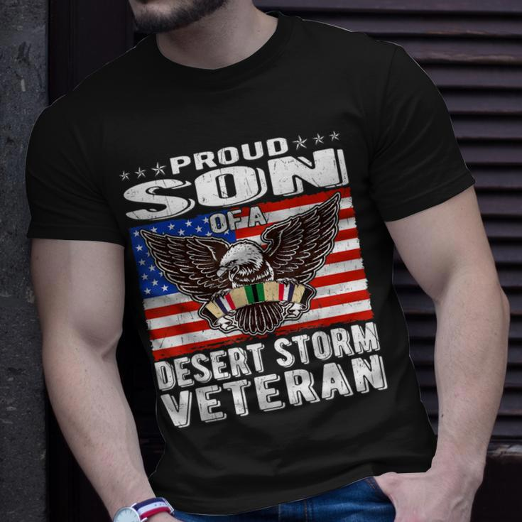 Proud Son Of Desert Storm Veteran Persian Gulf War Veterans T-shirt Gifts for Him