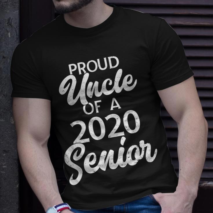 Proud Uncle Of A 2020 Senior High School Graduate Gift Unisex T-Shirt Gifts for Him