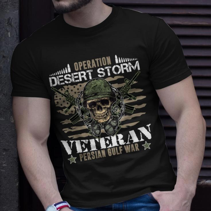 Proud Veteran Operation Desert Storm Persian Gulf War T-Shirt Gifts for Him