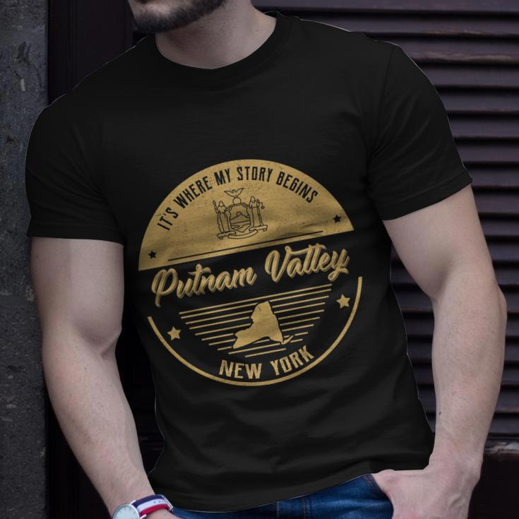 Putnam Valley New York Its Where My Story Begins Unisex T-Shirt Gifts for Him
