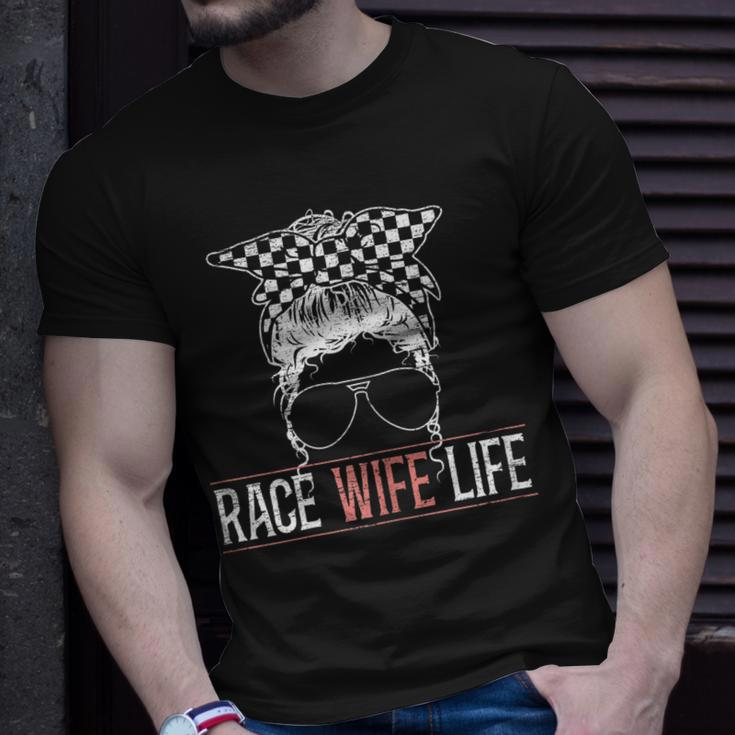 Race Wife Life Motorsport Circuit Racing Car Race Gift For Womens Unisex T-Shirt Gifts for Him