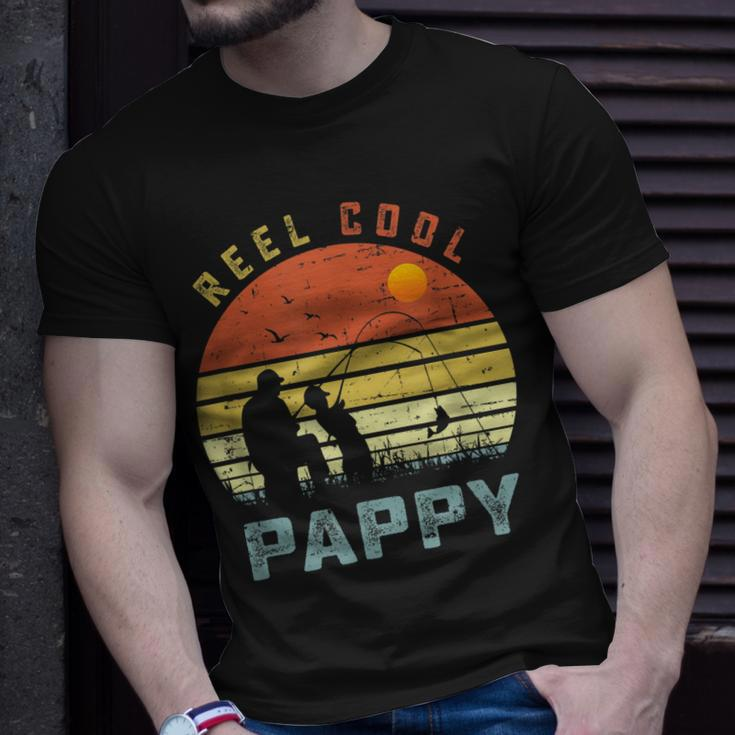 Reel Cool Pappy Fathers Day Gift For Fishing Dad Unisex T-Shirt Gifts for Him