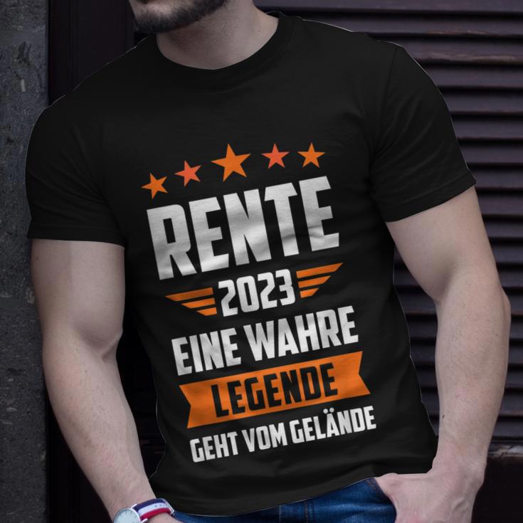 Rentner 2023 Eine Legende Geht In Rente V2 T-Shirt Geschenke für Ihn