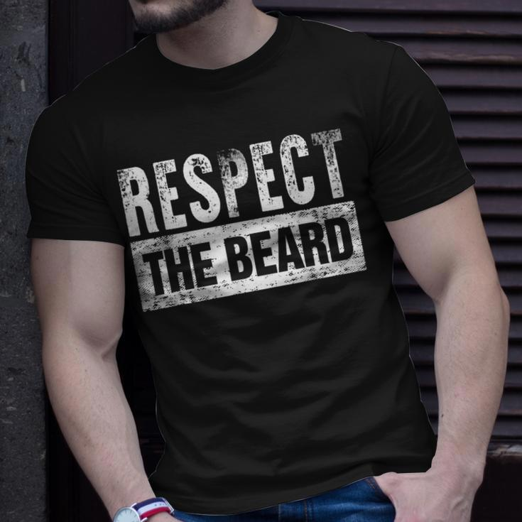 Respect The Beard T-Shirt Gifts for Him