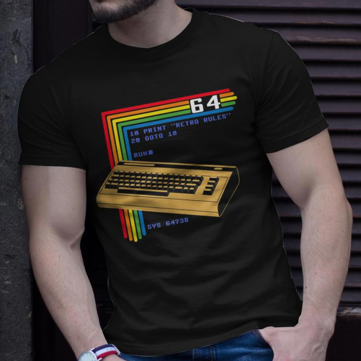 Retro Computer C64 T-Shirt Gifts for Him