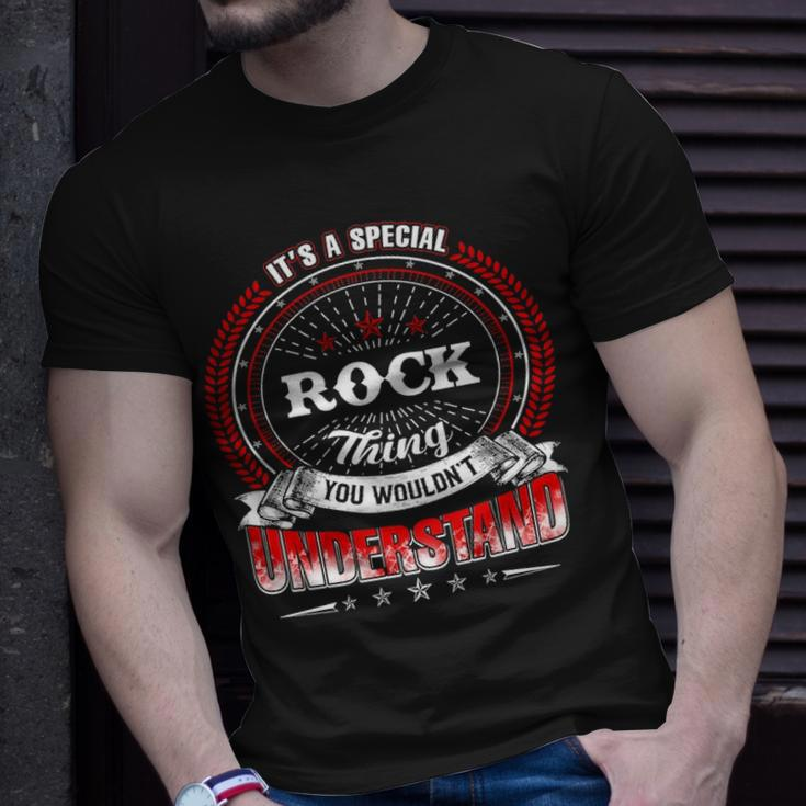 Rock Family Crest Rock Rock Clothing RockRock T Gifts For The Rock Unisex T-Shirt Gifts for Him