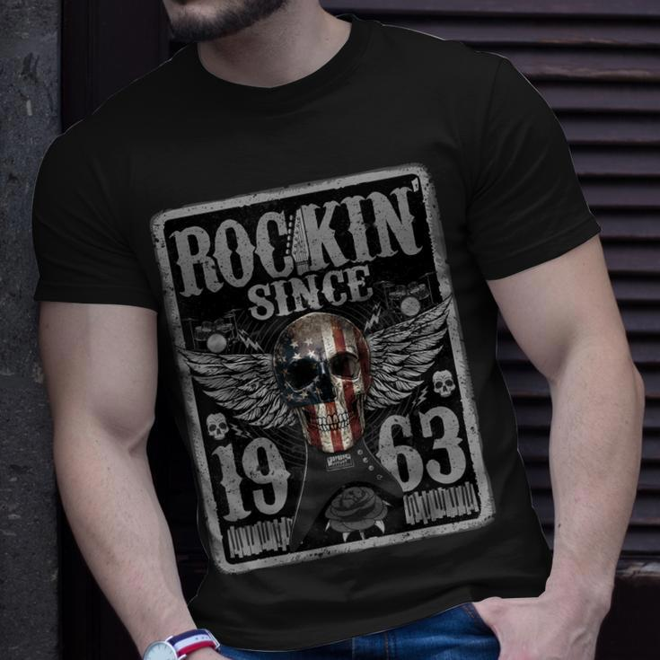 Rockin Since 1963 59 Years Old 59Th Birthday Classic Unisex T-Shirt Gifts for Him