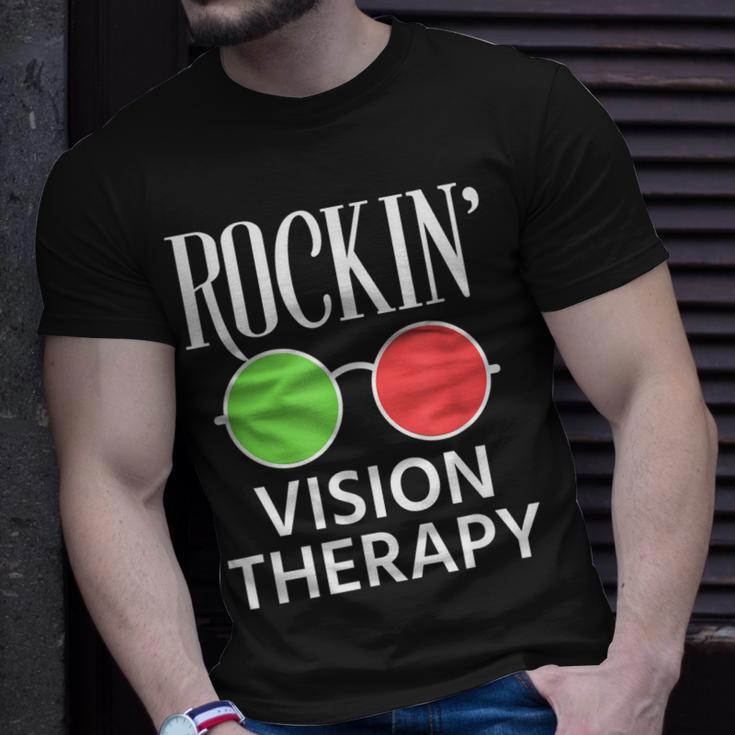 Rockin Vision Therapy Eye Optical Optician Optometry Glasses Unisex T-Shirt Gifts for Him