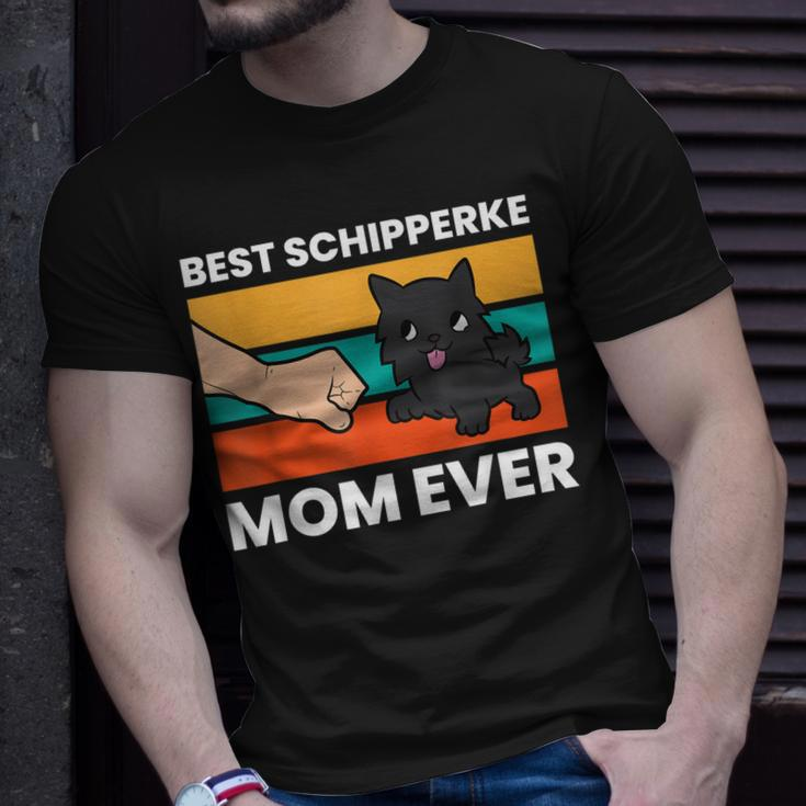 Schipperke Dog Owner Mom Best Schipperke Mom Ever Unisex T-Shirt Gifts for Him