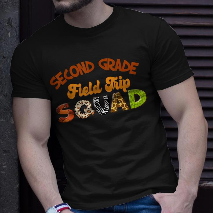 Second Grade Field Trip Squad Zoo Students Funny School Idea Unisex T-Shirt Gifts for Him