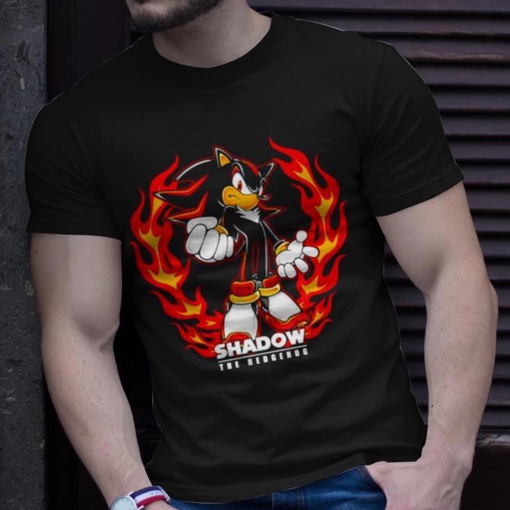 Shadow Red Flame The Hedgehog Unisex T-Shirt Gifts for Him