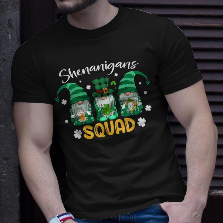 Shenanigans Squad St Patricks Day Gnomes Green Proud Irish V2 T-shirt Gifts for Him
