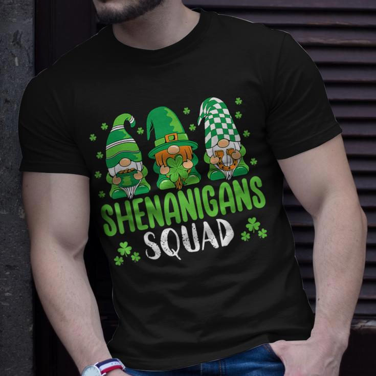 Shenanigans Squad St Patricks Day Gnomes Lover T-Shirt Gifts for Him