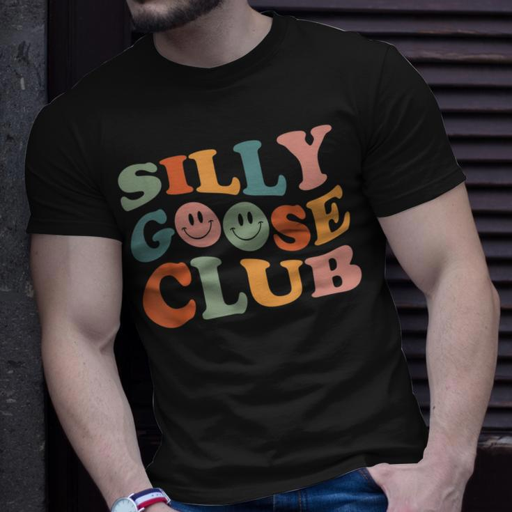 Silly Goose Club Silly Goose Meme Smile Face Trendy Costume Unisex T-Shirt Gifts for Him