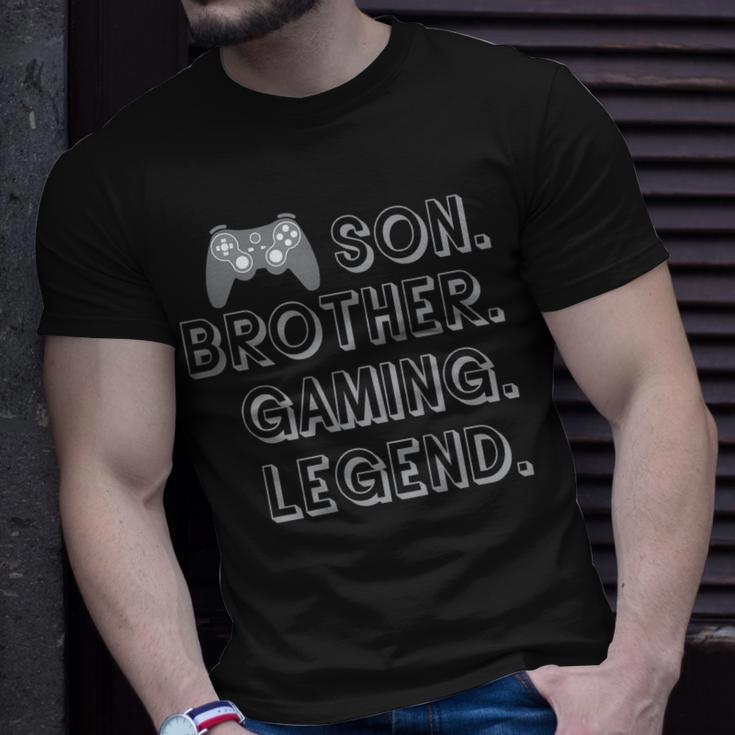 Sohn Bruder Gaming Legend Gaming Nage Boys Gamer T-Shirt Geschenke für Ihn