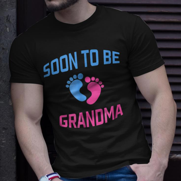 Soon To Be Grandma With Baby Footsteps Unisex T-Shirt Gifts for Him