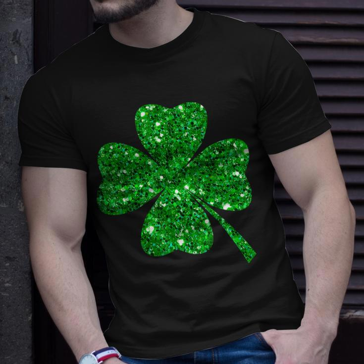 Sparkle Clover Shamrock Irish For St Patricks & Pattys Day T-shirt Gifts for Him
