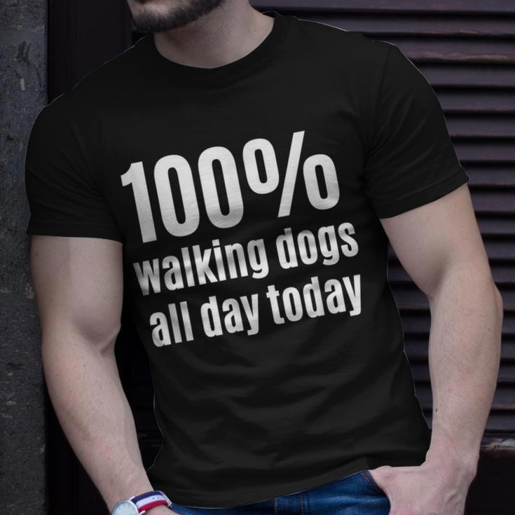 Spazierhunde Für Den Ganzen Tag T-Shirt, Lustig für Hundeausführer Geschenke für Ihn