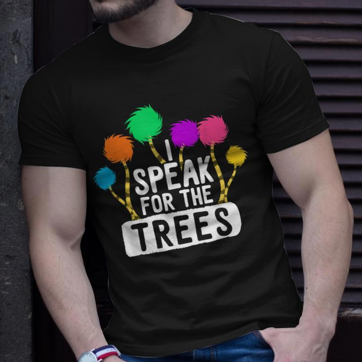 I Speak For The Tree Earth Day Inspiration Hippie T-Shirt Gifts for Him