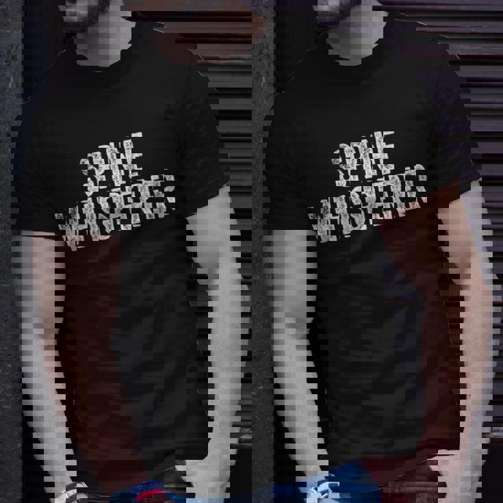 Spine Whisperer For Chiropractor Students Chiropractic V3 T-shirt Gifts for Him