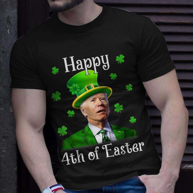 St Patricks Day Happy 4Th Of Easter Anti Joe Biden T-Shirt Gifts for Him