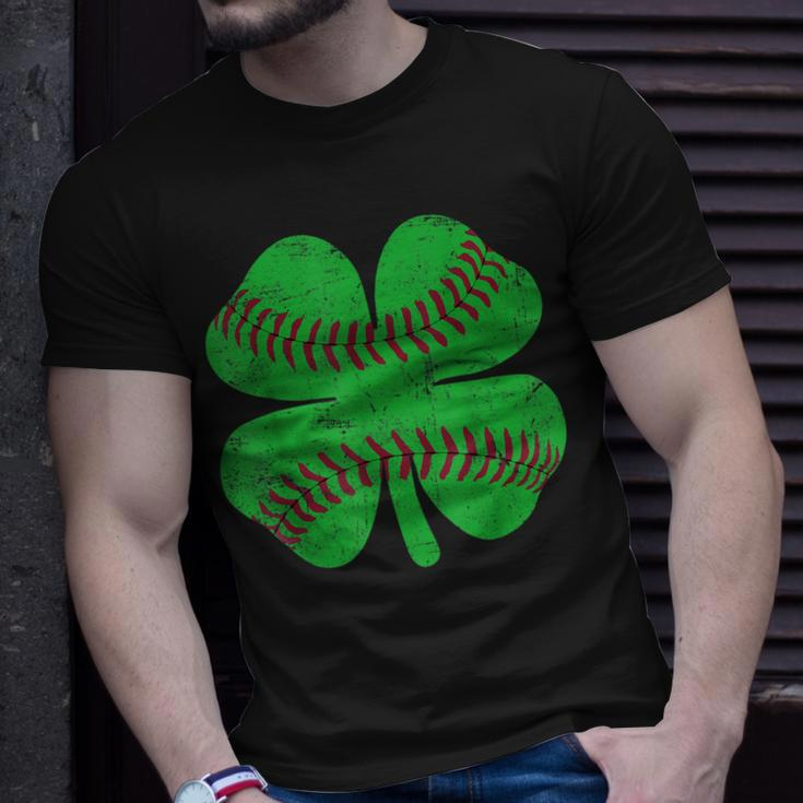 St Patricks Day Shamrock Baseball Saint Paddys Kids Boys Unisex T-Shirt Gifts for Him