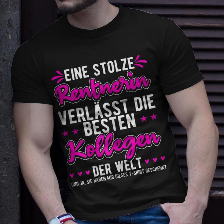 Stolze Rentnerin 2023 T-Shirt, Abschied von den Besten Kollegen Geschenke für Ihn