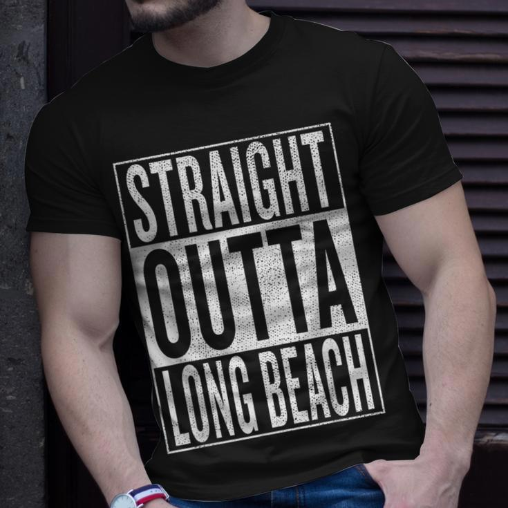 Straight Outta Long Beach Great Travel & Idea T-Shirt Gifts for Him